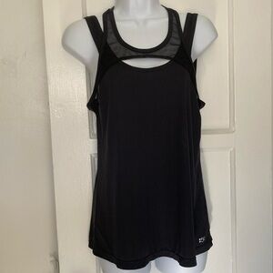 Splits59 Womens Active Wear Black Tank Top Medium